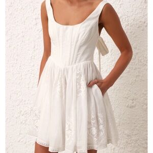 Zimmermann Alight corset mini dress, size 1, NWT